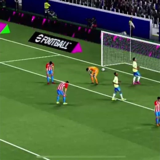 Paquetas goal in PES with his classic song 🇧🇷🕺🪩 #viral #proevolutionsoccer #fyp #paquetá