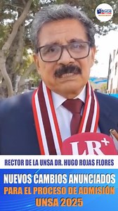 47K views · 116 reactions | https://www.tiktok.com/@academiabryce_oficial/video/7357928427971677446 Nuevos Cambios para los Exámenes del Proceso de Admisión 2025 anunció el Rector de la Unsa Dr. Hugo Rojas Flores. #SoyBryceSoyGanador #Unsa #ProcesoDeAdmisiónUnsa2025 #Arequipa | Academia Bryce | Facebook
