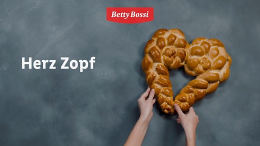 Ein Sonntagszopf nach klassischem Rezept kann ganz schnell durch eine andere Flecht-Technik in eine herzige Überraschung verwandelt werden. 💓 Im Video zeigen wir dir Schritt für Schritt, wie du einen Herz-Zopf machst. 👉 Hier geht's zum Rezept vom Sonntagszopf: http://bit.ly/3HMVeSz | Betty Bossi