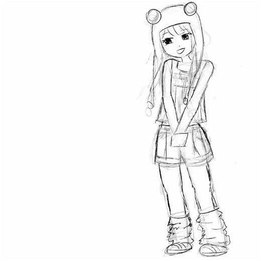 Sketching Froggy from Digital Circus: A Creative Journey