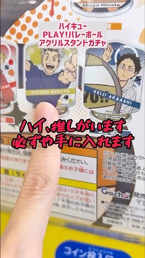 【ガチャ】ハイキューplayバレーボールアクリルスタンドガチャ木兎光太郎狙い