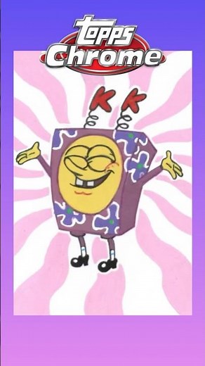 Topps Chrome SpongeBob Sketch Card Preview By GRAHAM - Must See SpongeBob #toppsspongebob
