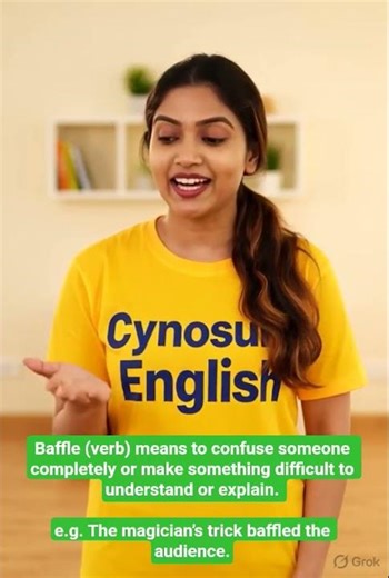 Baffle Meaning | Advanced English Vocabulary #cynosureenglish #wordoftheday #learnenglish