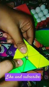 Amazing 🤩🤩 trick 👏🏻 on pyramid cube #shorts #puzzle #viral #shortsfeed #shortvideo