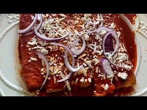 Guerrero-Style Red Enchiladas: Mexican Food for Lent