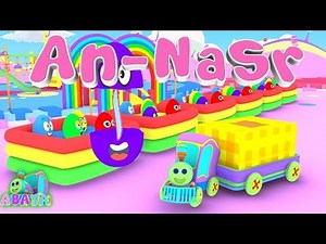 Murottal Juz Amma An Nasr Animation 3D Learning Letters Arabic Alphabet | Abata
