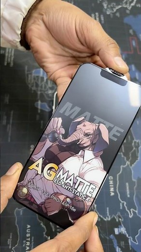 👀🔥Matte Finish Screen Protector For iPhone and android - best tempered glass guard #matteglass