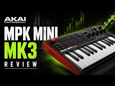 Akai Professional MPK Mini MK3 - MIDI Keyboard Review (2026)