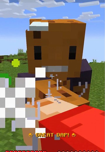 the perfect dap in minecraft #acookiegod #fyp #explore | perfect dab minecraft