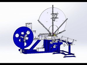 Industrial Tubeformer Stangroup. Spiral duct machinery.