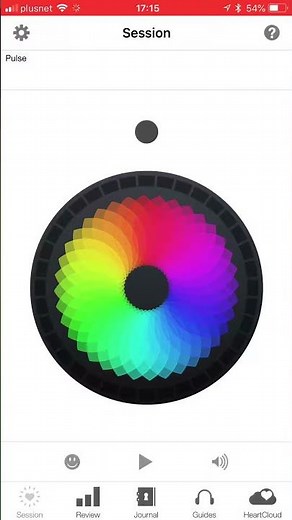 Using the quick coherence tutorial on Heartmath Inner Balance