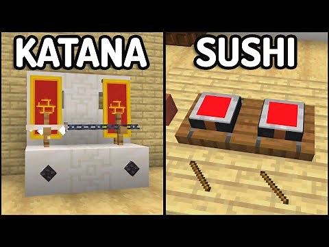 15+ JAPANESE Build Hacks & Decorations [Minecraft]