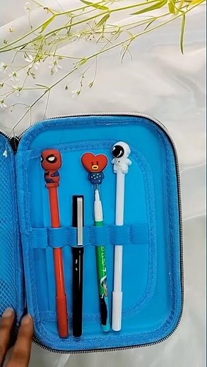 🥳😍Let’s filling pencil box with stationary💝jumbo pencil case, cute stationery, pencil box