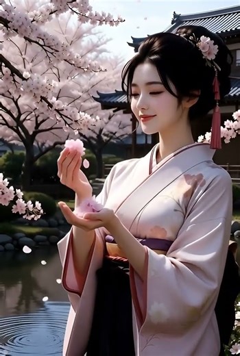 Beauty and Sakura #Sakura #Beauty #Animation #FRK