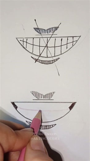 How to draw Teeth for beginners #drawingtutorials #art #teeth #sketch #howtodraw #drawing #tutorial