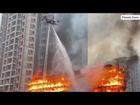 Firefighting UAV System for High-Rise Buildings | Emergency Response Drone