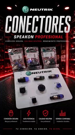 🔥NEUTRIK SPEAKON CONNECTORS 🔊🔊