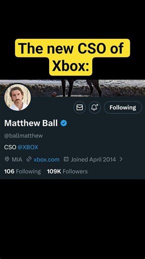 New CSO at Xbox. #Xbox #marketanalysis #gamingnews