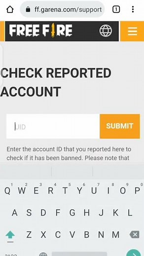 How To Check 🔴 Bann Accounts Report Garena Free Fire #shorts