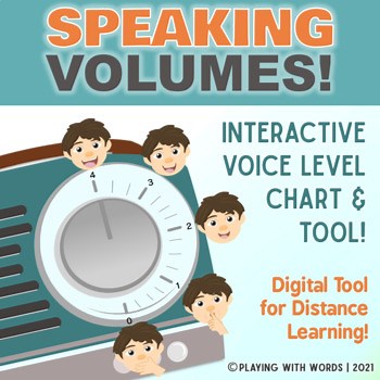 Speaking Volumes! Interactive Voice Volume Levels Charts & Visuals Digital Tools