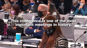 'The Eagle is dozing!': Biden appears to doze off at climate summit