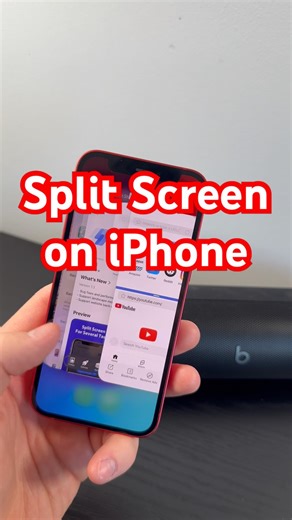 How to Split Screen Multitask on iPhone!