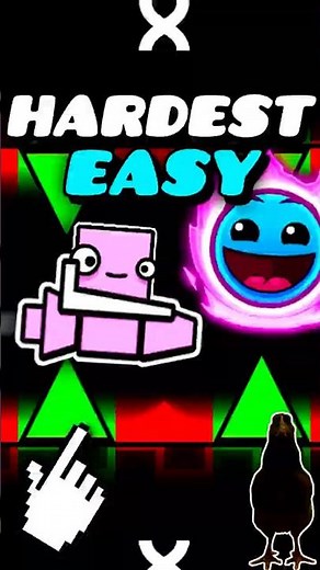 The HARDEST Easy Level in Geometry Dash! #shorts #geometrydash #gd