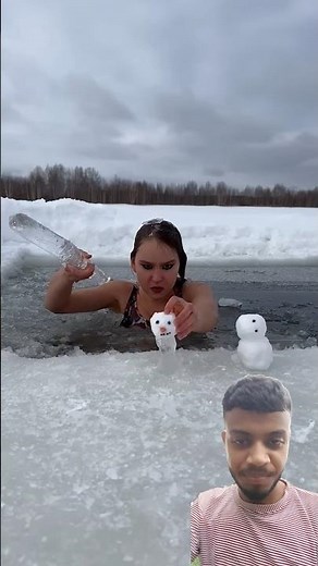 "🏌️‍♀️ICE GOLF: The Ultimate Winter Challenge with the Ice Queen! ❄️⛳️ #Galkina_Anechka #WinterSport