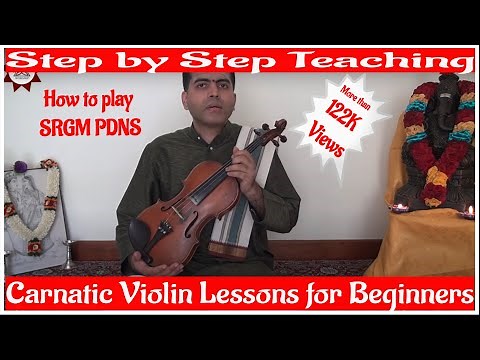 Violin Basic Lessons (Carnatic Music) Part 1 #violintutorial #violintutor #carnaticviolin #music
