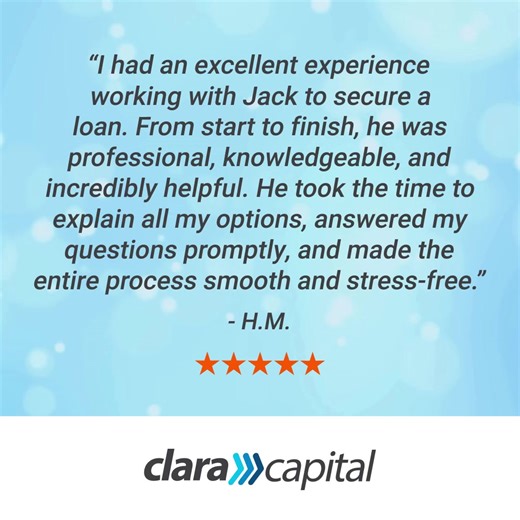 Clear guidance and reliable support can transform the funding process. At Clara Capital, we take the time to walk through every option so business owners feel confident from the first conversation to final approval. #GoogleReviews #WorkingCapital #BusinessFunding #ClaraCapital | Clara Capital LLC