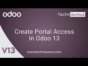 Create Portal Access In Odoo 13 | Odoo ERP