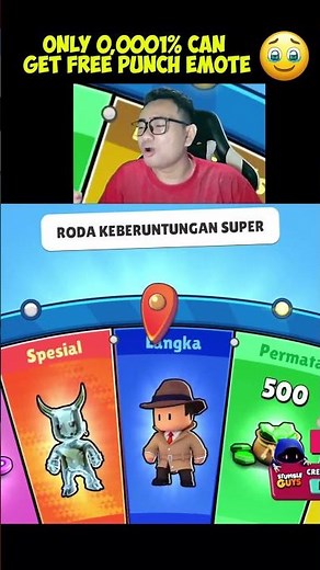 ONLY 0,0001% to get FREE PUNCH Emote but IM always GET SCAM 😭😭