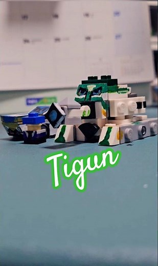 레고로 메탈카드봇W 타이건 만들기! 🐯🔫🪓/ LEGO Metal Cardbot W Tigun #lego #robot #메탈카드봇 #shorts #upgrade #viralvideo