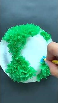 DIY Tissue Paper Planets 🌎🪐 #shorts