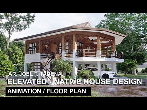 MODERN NATIVE HOUSE DESIGN- WITH FLOOR PLAN