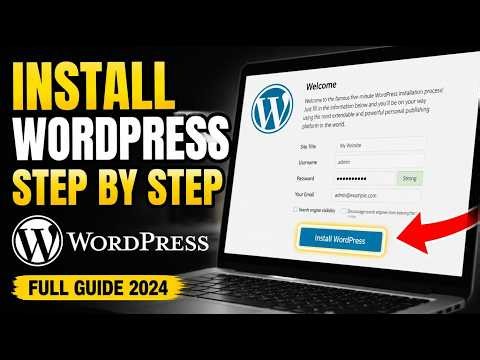 How to install WordPress for content marketing and SEO - Full Guide