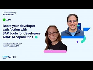 🟢 Boost Your Developer Satisfaction with SAP Joule for Developers, ABAP AI Capabilities