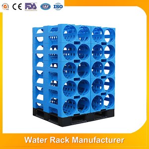 [Hot Item] Wholesale 20 Litre Water Bottle Rack Heavy Duty Standard Water Store Manufacturer Display Stand Plastic Water Bottle Display Racks for Storage