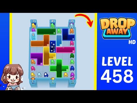 Drop Away Level 458 Solution Walkthrough
