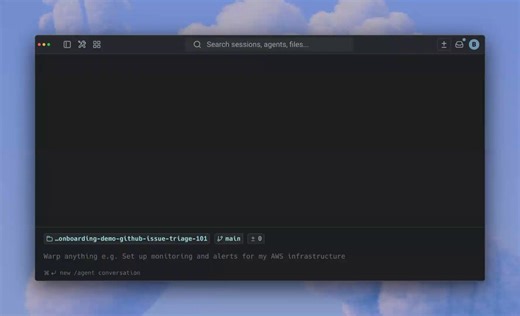 Warp's agent now has the open-source /claude-api skill built-in. Just ask what you want to build.