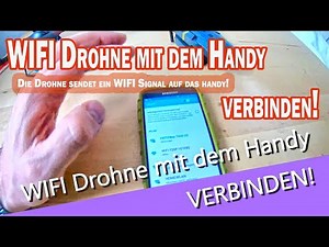 Properly connect the drone with WIFI to the mobile phone; to get the camera view on the phone!