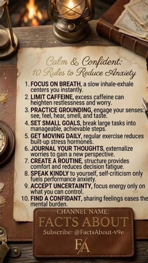 10 Powerful Rules to Reduce Anxiety & Stay Calm | Mental Health Tips