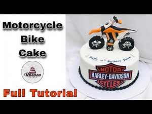 How to make a fondant motorcycle/ Motorbike cake topper