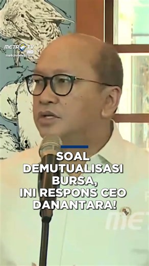 Danantara menyatakan dukungan penuh terhadap percepatan program demutualisasi Bursa Efek Indonesia (BEI). Langkah ini dinilai strategis mengingat besarnya pengaruh perusahaan Badan Usaha Milik Negara (BUMN) terhadap kapitalisasi pasar modal Indonesia. CEO Danantara, Rosan Roeslani, mengungkapkan bahwa pihaknya memiliki kepentingan besar dalam memastikan bursa berjalan secara efisien. Hal ini didasari pada data bahwa kontribusi BUMN terhadap pasar modal sangat signifikan. #Danantara #CEODanantara