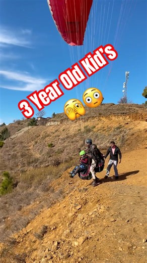 Youngest Person to fly Tandem Paragliding #shorts #Paragliding #adventure