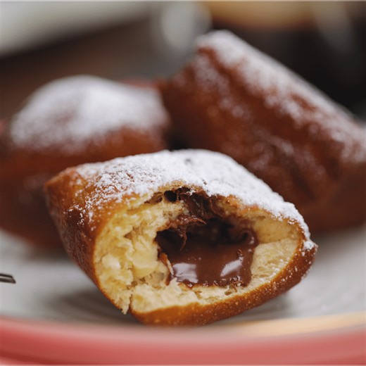 Nutella Stuffed Beignets