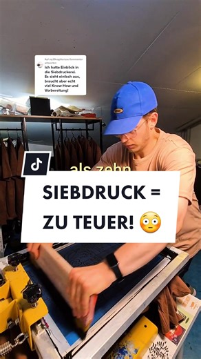Siebdruck Kosten und Möglichkeiten für Kleinauflagen