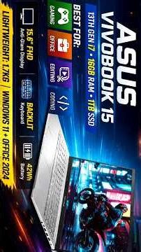 ASUS Vivobook 15 i7 13th Gen Review 🔥 Best Laptop Under ₹70,000?