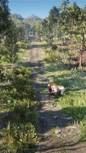 Snake Bites Bear to Death - Saves Man From Bear Attack! RDR2 #shorts