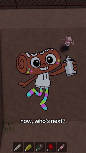 i drew cosmo in roblox and of course he got griefed :p #cosmo #dandysworld #dandyworld #roblox #robloxspraypaint